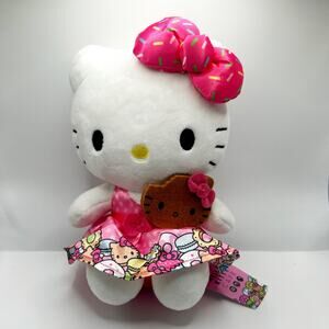 Sanrio Hello Kitty Café 8” Plush Bakery Dress Gingerbread Cookie 2021 NWT